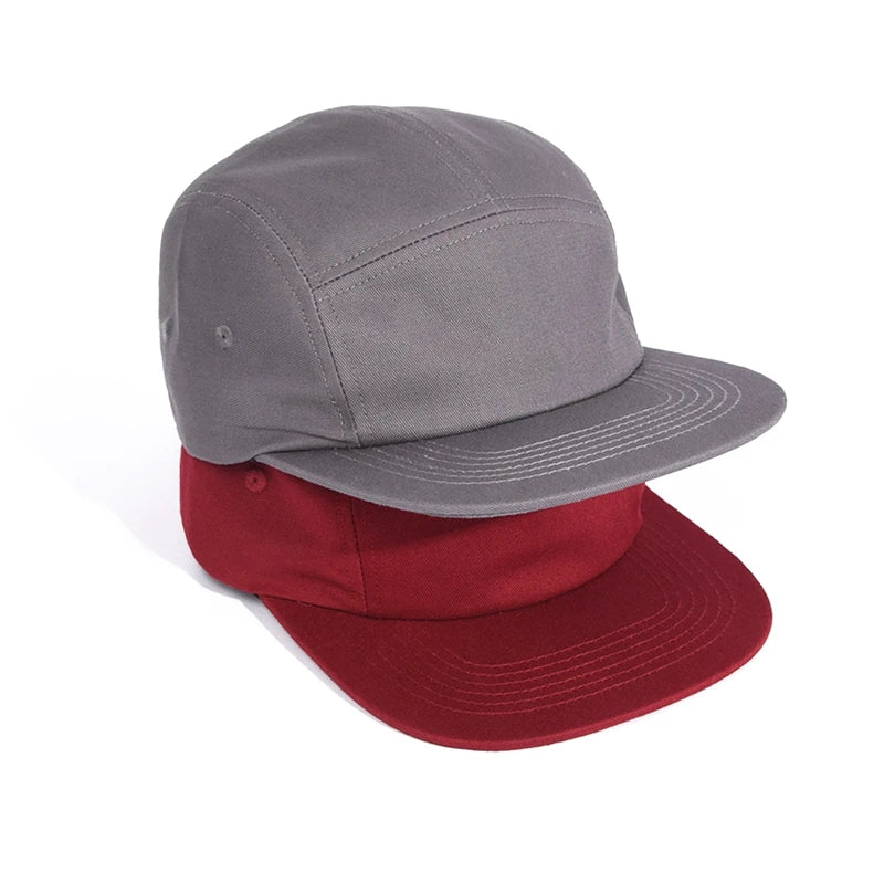 BSCI Oem Design Your Own logo Sports Camping Hat Outdoor Wholesale Custom Design Camp Nylon 5 Panel Caps and Hats