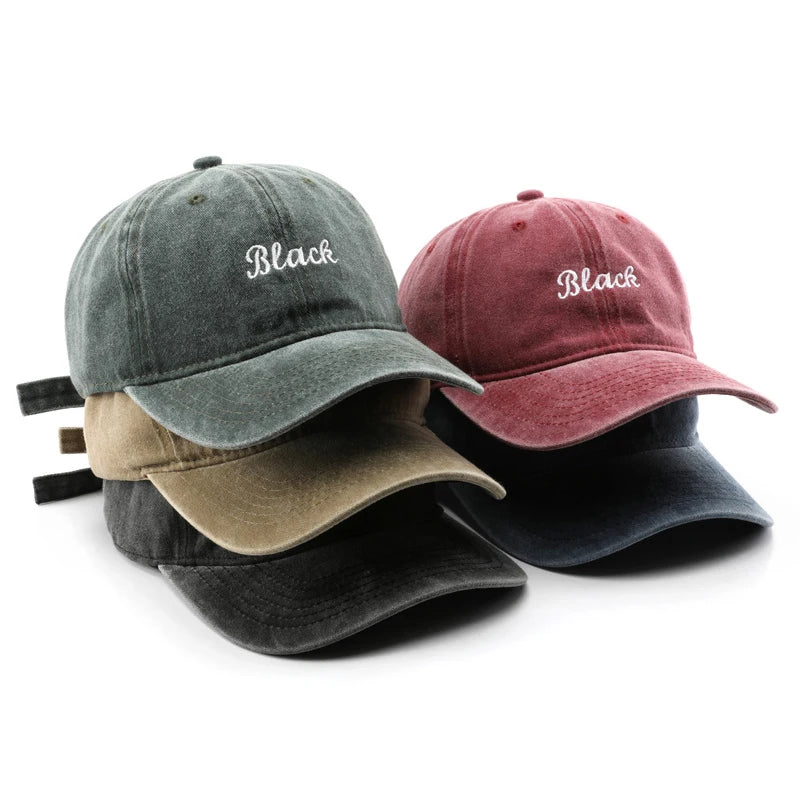 High Quality Outdoor Adjustable Dad Hat for Man and Woman Embroidered Letter Logo 6 Panels Vintage Baseball Cap Embroidery Hats