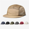 Breathable Lightweight Foldable Soft Brim Mesh Running Hat Sports Quick Drying Solid Color Camping Caps 5 Panel Hat