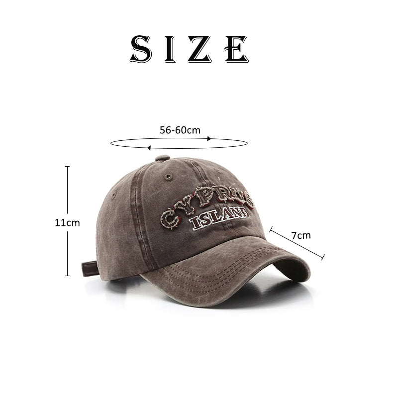 Acid Washed High Quality Unstructured Cap Add Embroidery Logo Dad Hat Cotton Material Unisex Custom Outdoor Caps