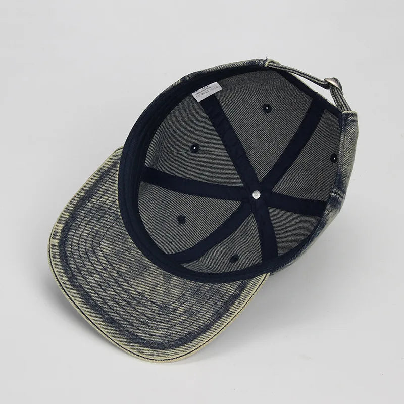 Wholesale High Quality Personalized Hip Hop Hats Acid Washed Blank Plain Baseball Caps Flat Brim 6 Panel Gorras Snapback Hats