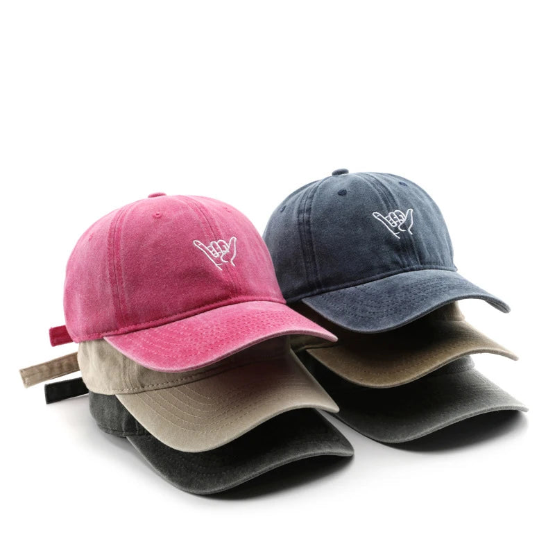 Wholesale High Quality Embroidery Logo Washed Cotton Curved Brim Classic Solid Color Casual Baseball Caps Fitted Dad Hat