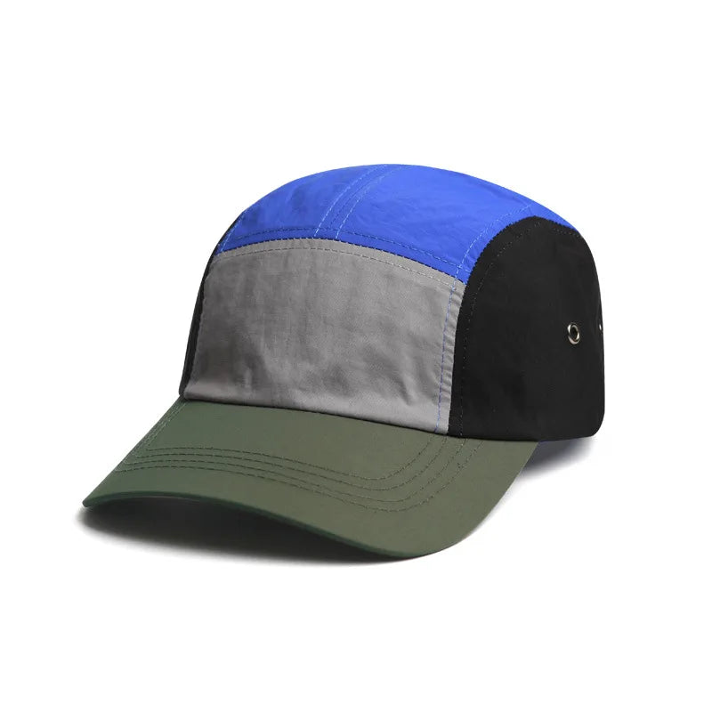 Wholesale Snapback Waterproof Running Five Panel Camp Cap New Baseball Sport Cap Nylon 5 Panel Caps and Hats