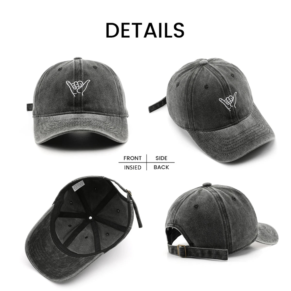 Wholesale High Quality Embroidery Logo Washed Cotton Curved Brim Classic Solid Color Casual Baseball Caps Fitted Dad Hat