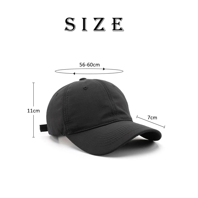 Wholesale Waterproof Quick Drying Ripstop Blank Adjustable Unstructured Plain Dad Hat Personalized Gorras Baseball Cap