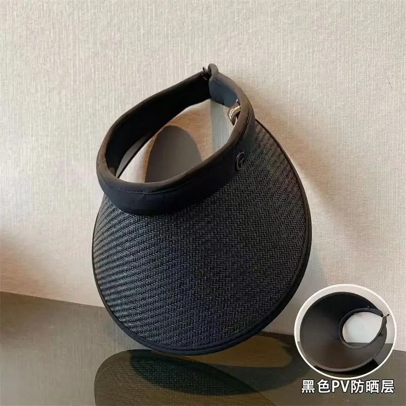Hot-Selling New Summer New Sunshade Empty Top Hat Outdoor Travel Anti-Uv Straw Hat Sun Hat