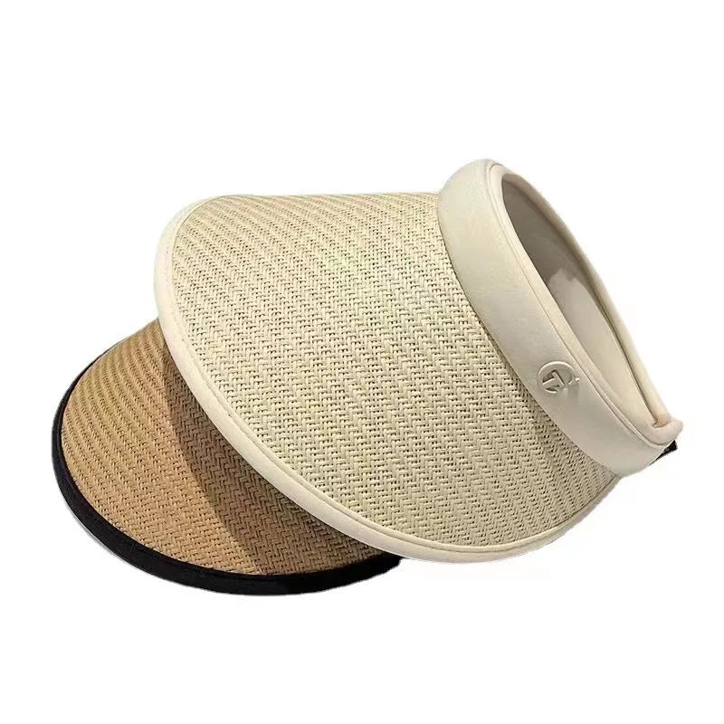 Hot-Selling New Summer New Sunshade Empty Top Hat Outdoor Travel Anti-Uv Straw Hat Sun Hat