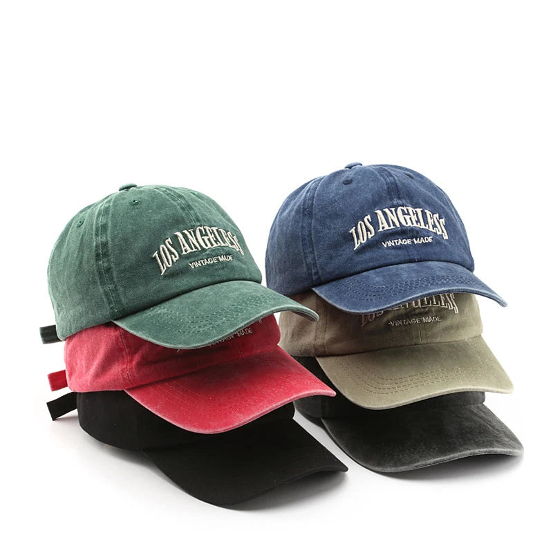 Wholesale Embroidery Logo Unisex Vintage Distressed Sport Hats Wholesale Unstructured Soft Washed Cotton Dad Baseball Caps