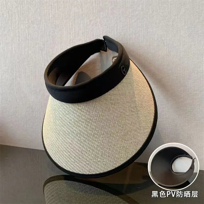 Hot-Selling New Summer New Sunshade Empty Top Hat Outdoor Travel Anti-Uv Straw Hat Sun Hat