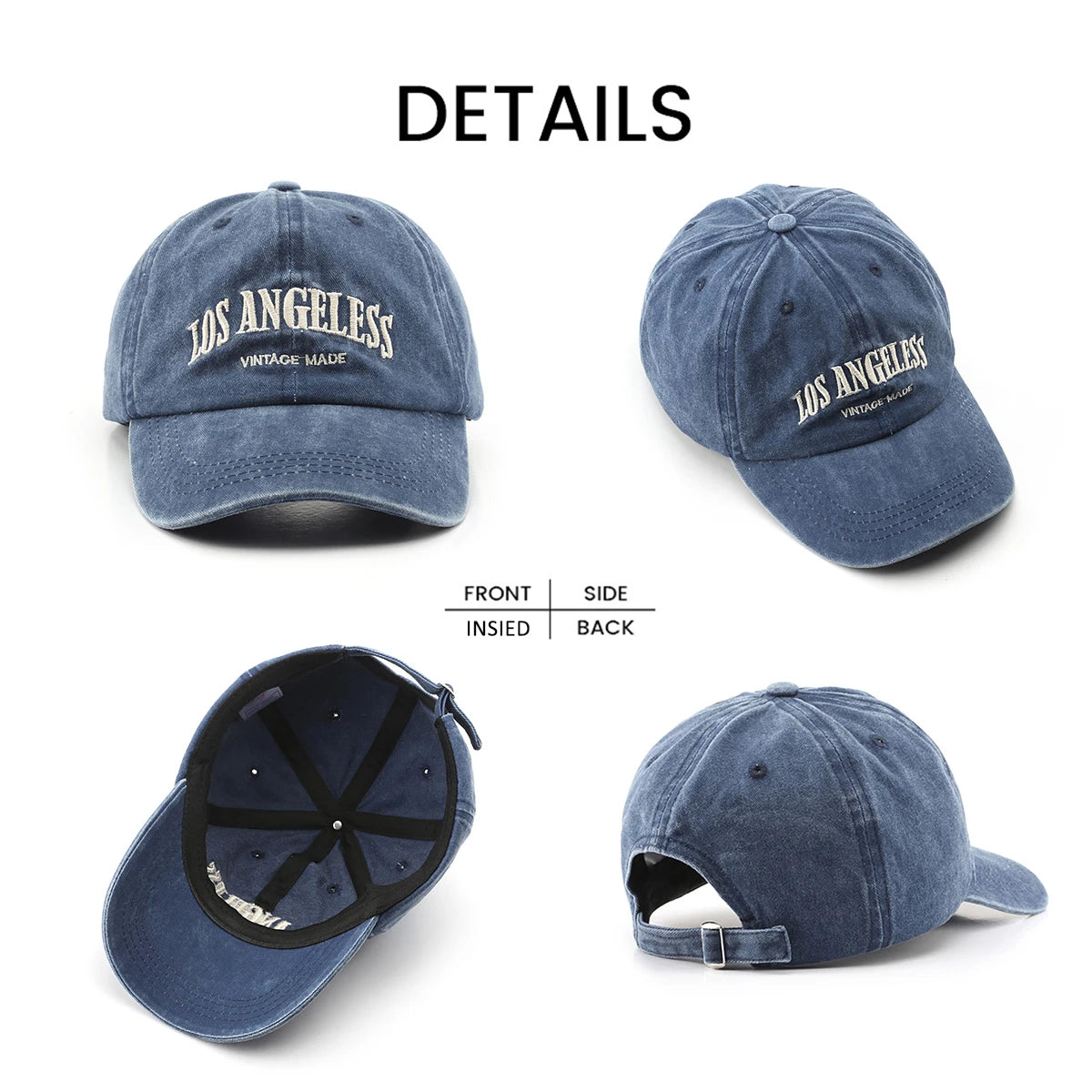 Wholesale Embroidery Logo Unisex Vintage Distressed Sport Hats Wholesale Unstructured Soft Washed Cotton Dad Baseball Caps