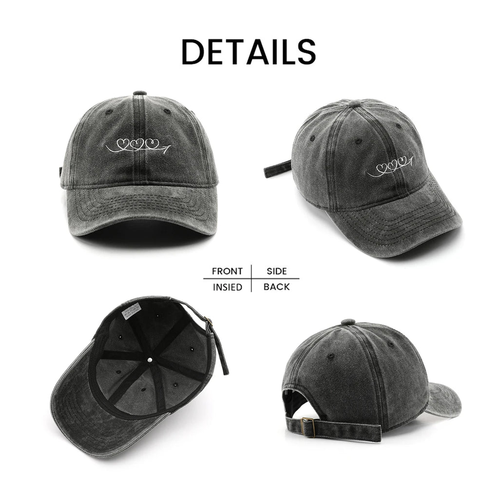 Hot Selling Custom Embroidered 6 Panel Cap Unconstructed Custom Hats for Men Baseball Caps