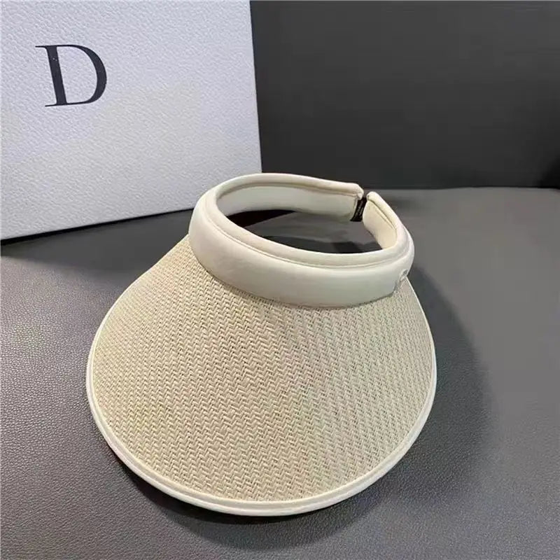 Hot-Selling New Summer New Sunshade Empty Top Hat Outdoor Travel Anti-Uv Straw Hat Sun Hat