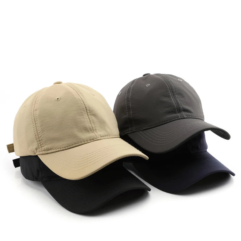Wholesale Waterproof Quick Drying Ripstop Blank Adjustable Unstructured Plain Dad Hat Personalized Gorras Baseball Cap