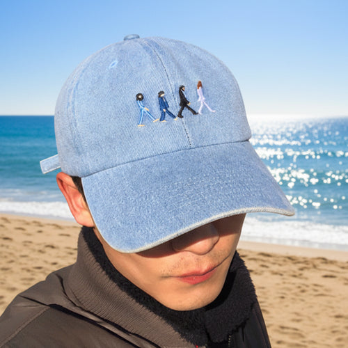 Classic Golf Hat — Soft, Breathable Pure Cotton Baseball Cap with Adjustable Buckle (Unisex)