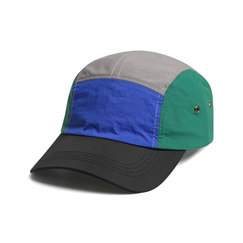 Wholesale Snapback Waterproof Running Five Panel Camp Cap New Baseball Sport Cap Nylon 5 Panel Caps and Hats